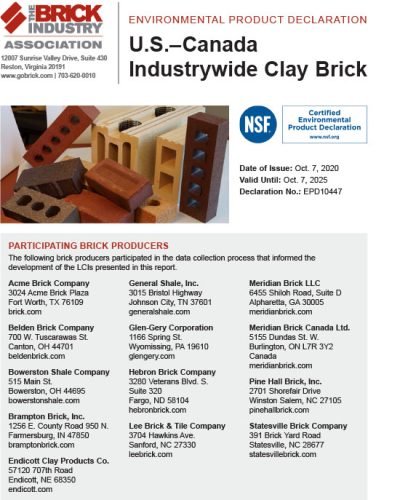 Environmental Product Declaration